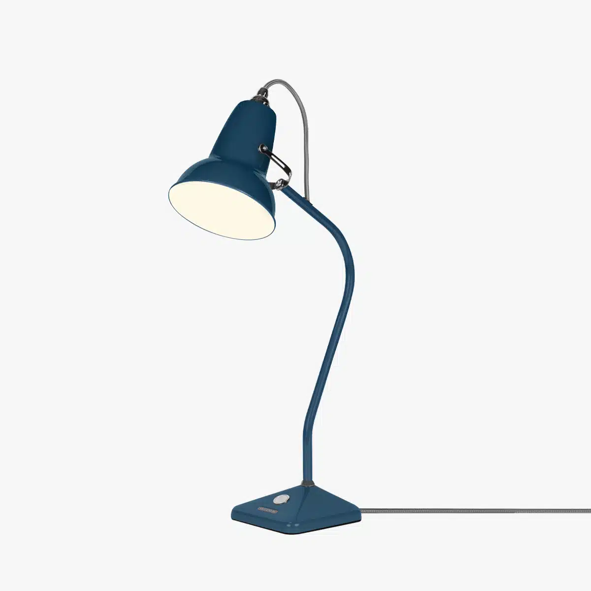 Anglepoise Light - Original 1227 Mini Table Lamp National Trust Edition Neptune Blue - Neptune Blue Finish - Steel Shade