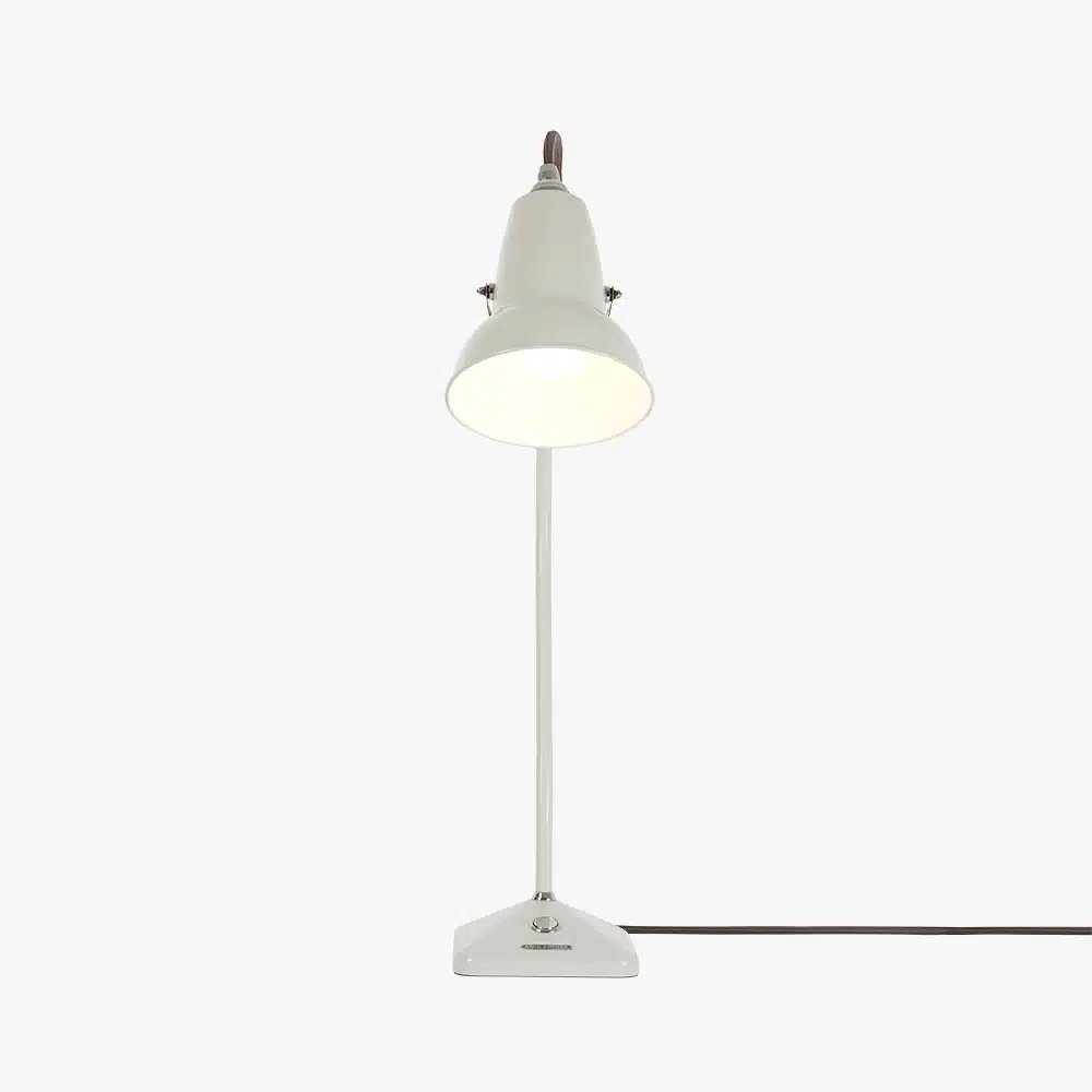 Anglepoise Light - Original 1227 Mini Table Lamp Linen White - Linen White Finish - Steel Shade