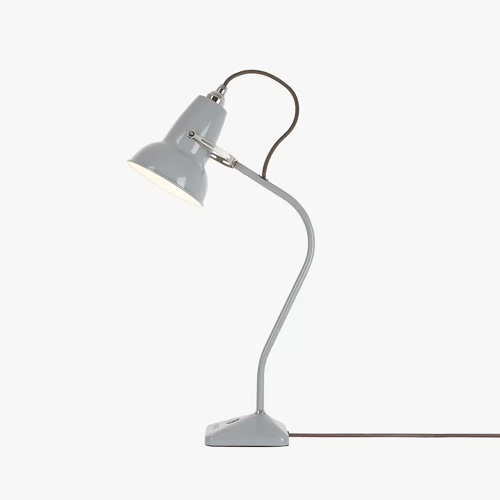 Anglepoise Light - Original 1227 Mini Table Lamp Dove Grey - Dove Grey Finish - Steel Shade
