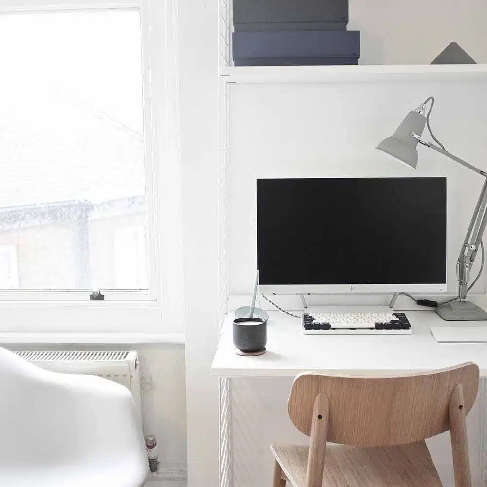 Anglepoise Light - Original 1227 Mini Desk Lamp Dove Grey - Dove Grey Finish - Aluminium Arms and Steel Shade