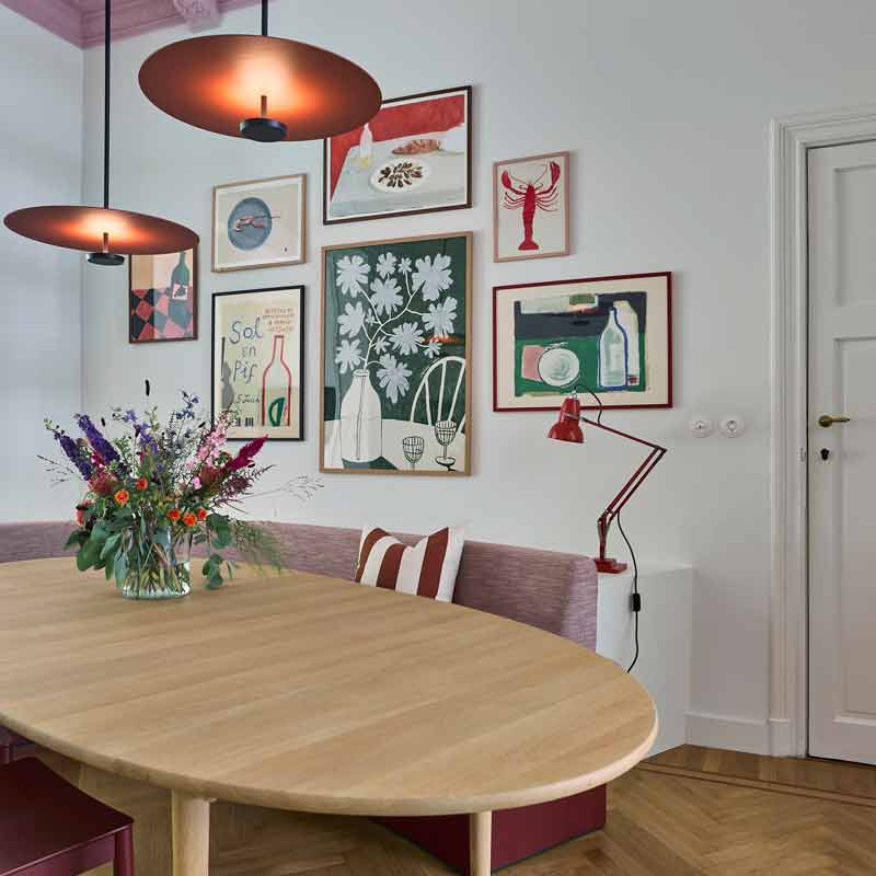 Anglepoise Light - Original 1227 Desk Lamp Coral Red - Coral Red Finish - Arms and aluminium shade