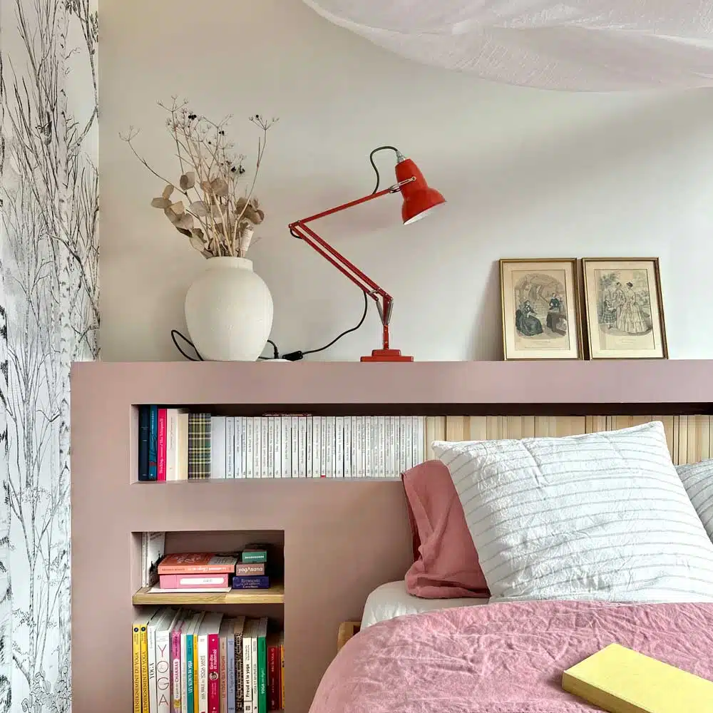 Anglepoise Light - Original 1227 Desk Lamp Coral Red - Coral Red Finish - Arms and aluminium shade