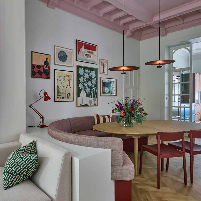 Anglepoise Light - Original 1227 Desk Lamp Coral Red - Coral Red Finish - Arms and aluminium shade