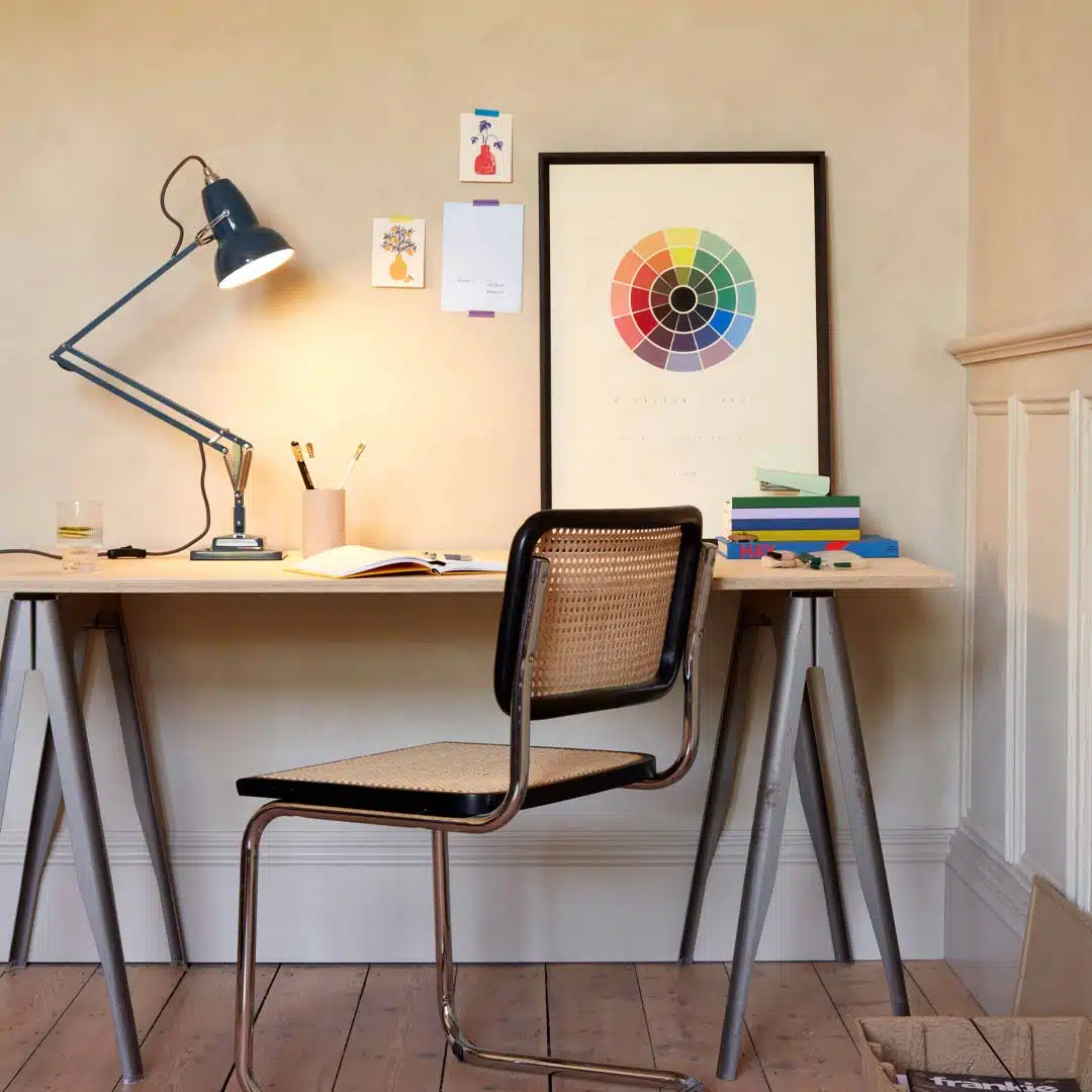 Anglepoise Light - Original 1227 Desk Lamp National Trust Edition Neptune Blue - Neptune Blue Finish - Aluminium shade