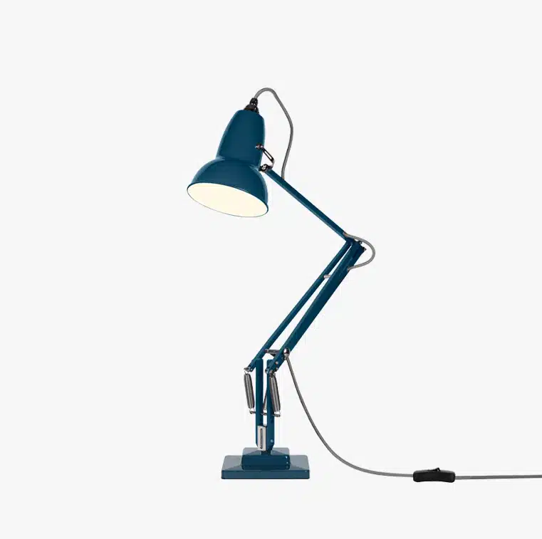 Anglepoise Light - Original 1227 Desk Lamp National Trust Edition Neptune Blue - Neptune Blue Finish - Aluminium shade