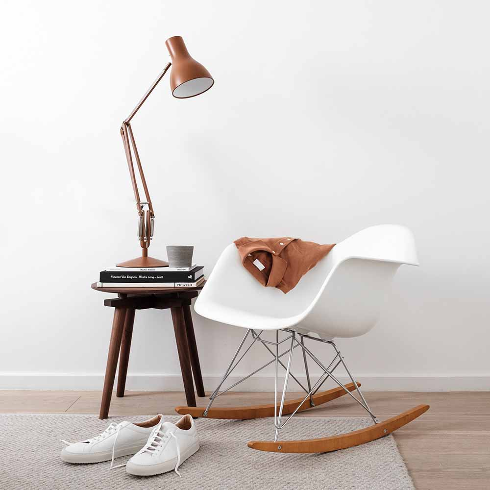 Anglepoise Light - Type 75 Desk Lamp Margaret Howell Edition Sienna - Sienna Finish - Arms and Aluminium Shade