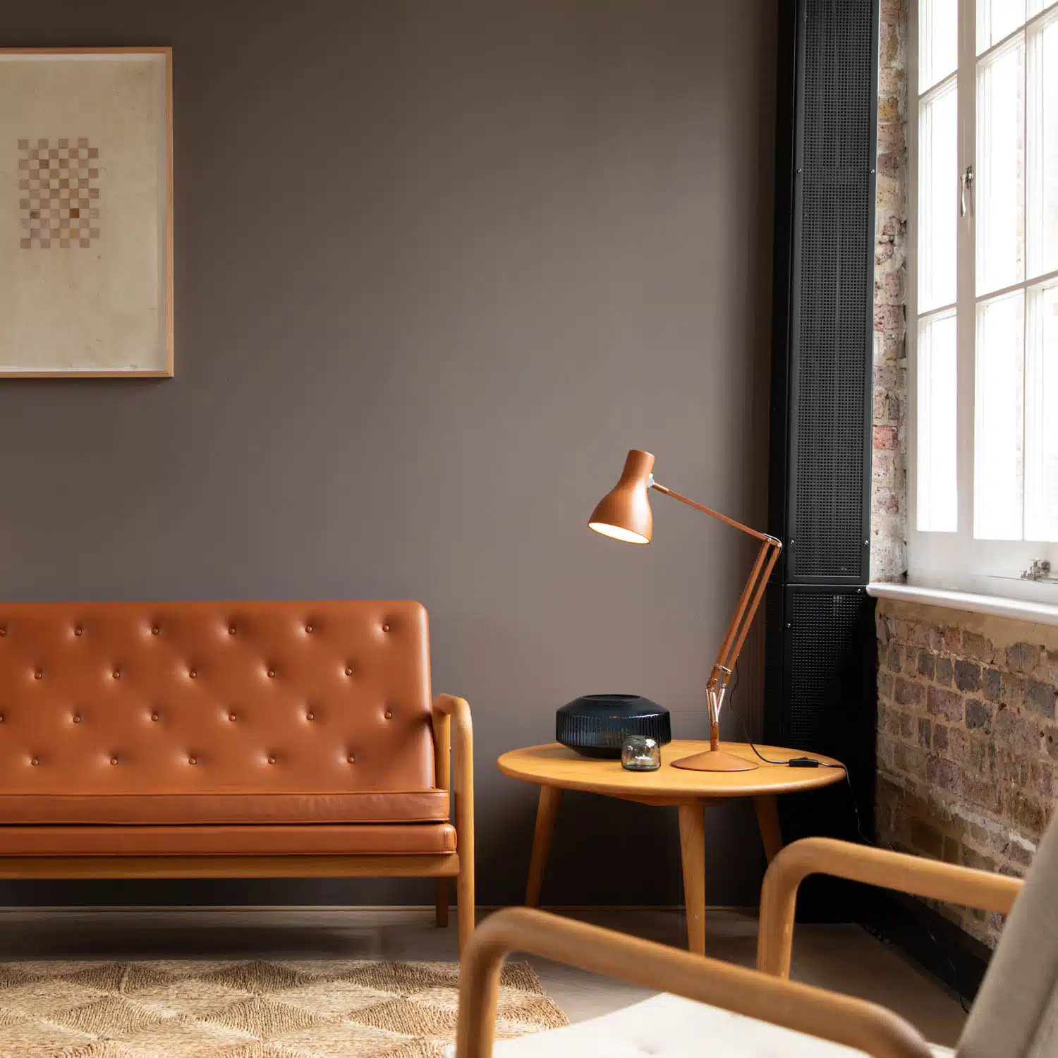 Anglepoise Light - Type 75 Desk Lamp Margaret Howell Edition Sienna - Sienna Finish - Arms and Aluminium Shade