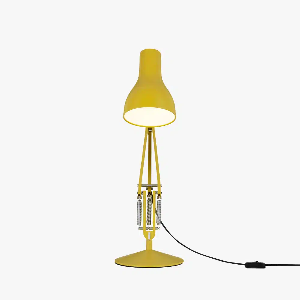 Anglepoise Light - Type 75 Desk Lamp Margaret Howell Edition Yellow Ochre - Yellow Ochre Finish - Arms and Aluminium Shade