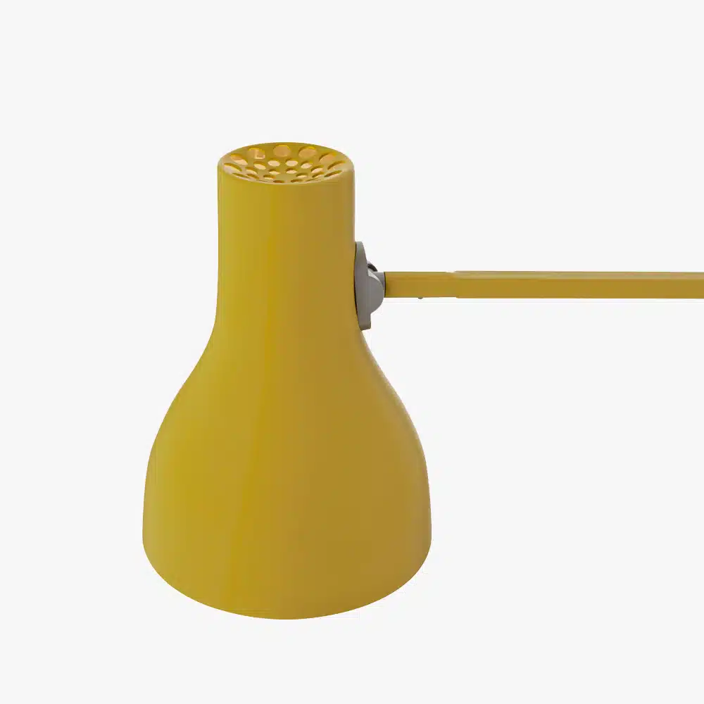 Anglepoise Light - Type 75 Desk Lamp Margaret Howell Edition Yellow Ochre - Yellow Ochre Finish - Arms and Aluminium Shade
