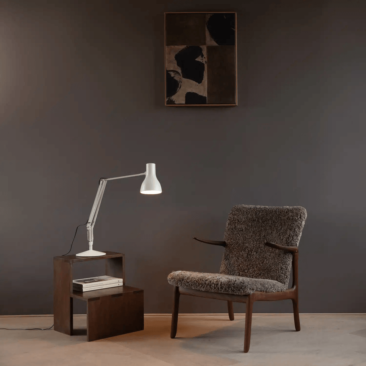 Anglepoise Light - Type 75 Desk Lamp Alpine White - Alpine White Finish - Aluminium Shade