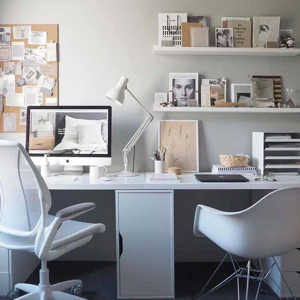 Anglepoise Light - Type 75 Desk Lamp Alpine White - Alpine White Finish - Aluminium Shade