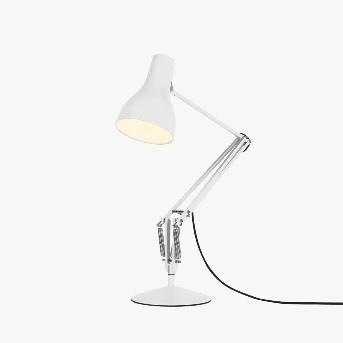 Anglepoise Light - Type 75 Desk Lamp Alpine White - Alpine White Finish - Aluminium Shade