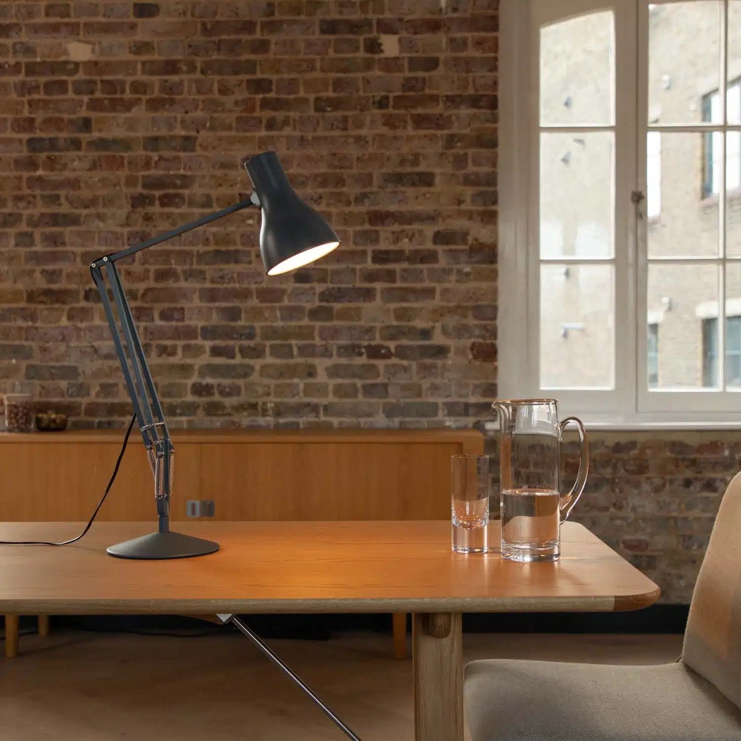 Anglepoise Light - Type 75 Desk Lamp Slate Grey - Slate Grey Finish - Aluminium Shade