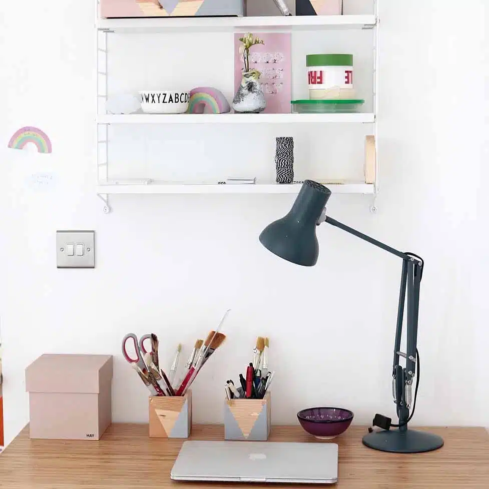 Anglepoise Light - Type 75 Mini Desk Lamp Slate Grey - Slate Grey Finish - Arms and Aluminium Shade