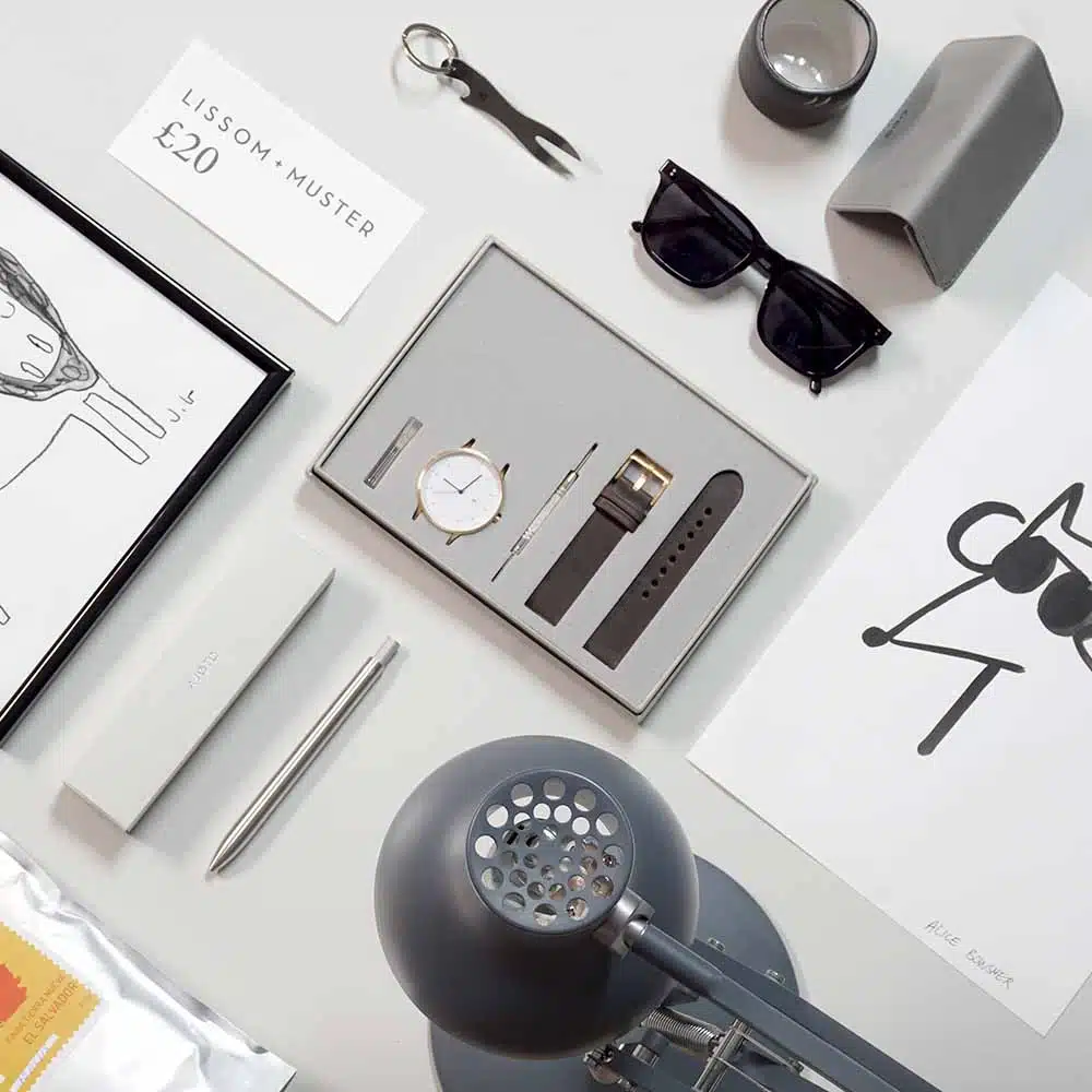 Anglepoise Light - Type 75 Mini Desk Lamp Slate Grey - Slate Grey Finish - Arms and Aluminium Shade