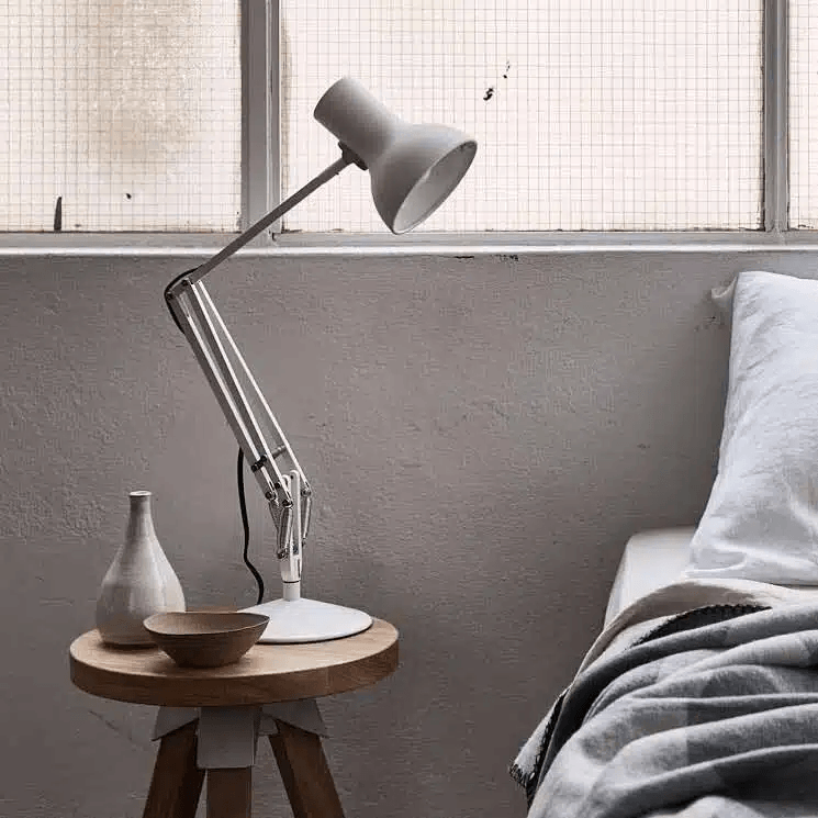 Anglepoise Light - Type 75 Mini Desk Lamp Alpine White - Alpine White Finish - Arms and Aluminium Shade