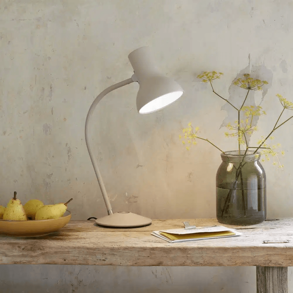 Anglepoise Light - Type 75 Mini Table Lamp Mole Grey - Mole Grey Finish - Aluminium Shade and Base Cover