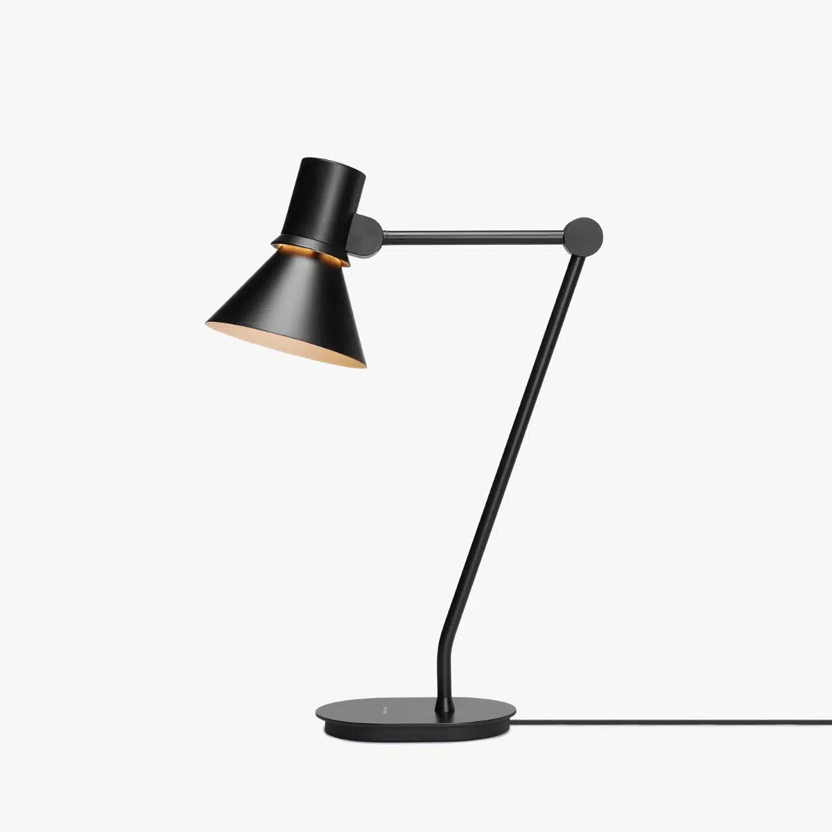 Anglepoise Light - Type 80 Table Lamp Matte Black - Matte Black Finish - Aluminium Shade