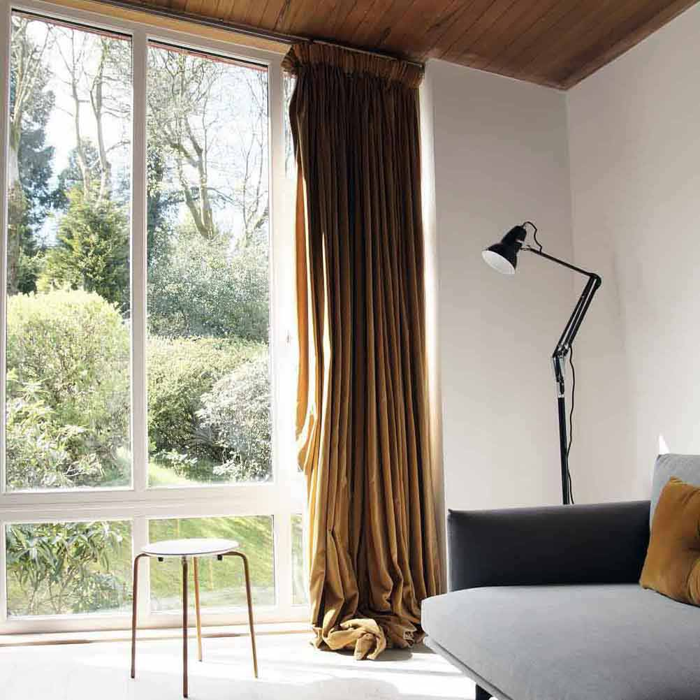 Anglepoise Light - Original 1227 Floor Lamp Jet Black - Jet Black Finish - Aluminium Shade