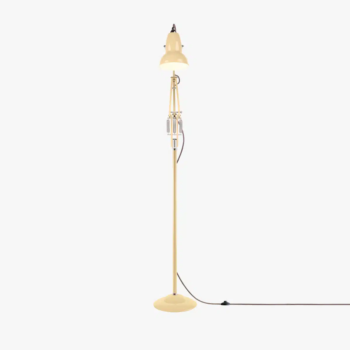 Anglepoise Light - Original 1227 Floor Lamp National Trust Edition Buttermilk Yellow - Buttermilk Yellow Finish - Aluminium Shade