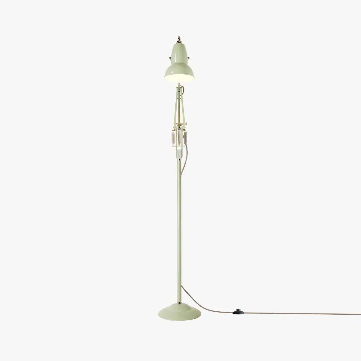 Anglepoise Light - Original 1227 Floor Lamp National Trust Edition Sage Green - Sage Green Finish - Aluminium Shade