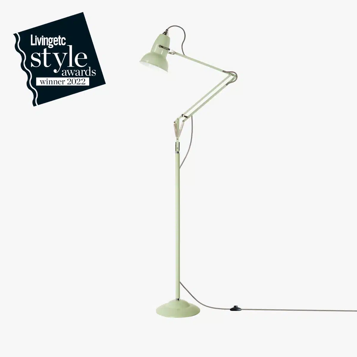 Anglepoise Light - Original 1227 Floor Lamp National Trust Edition Sage Green - Sage Green Finish - Aluminium Shade