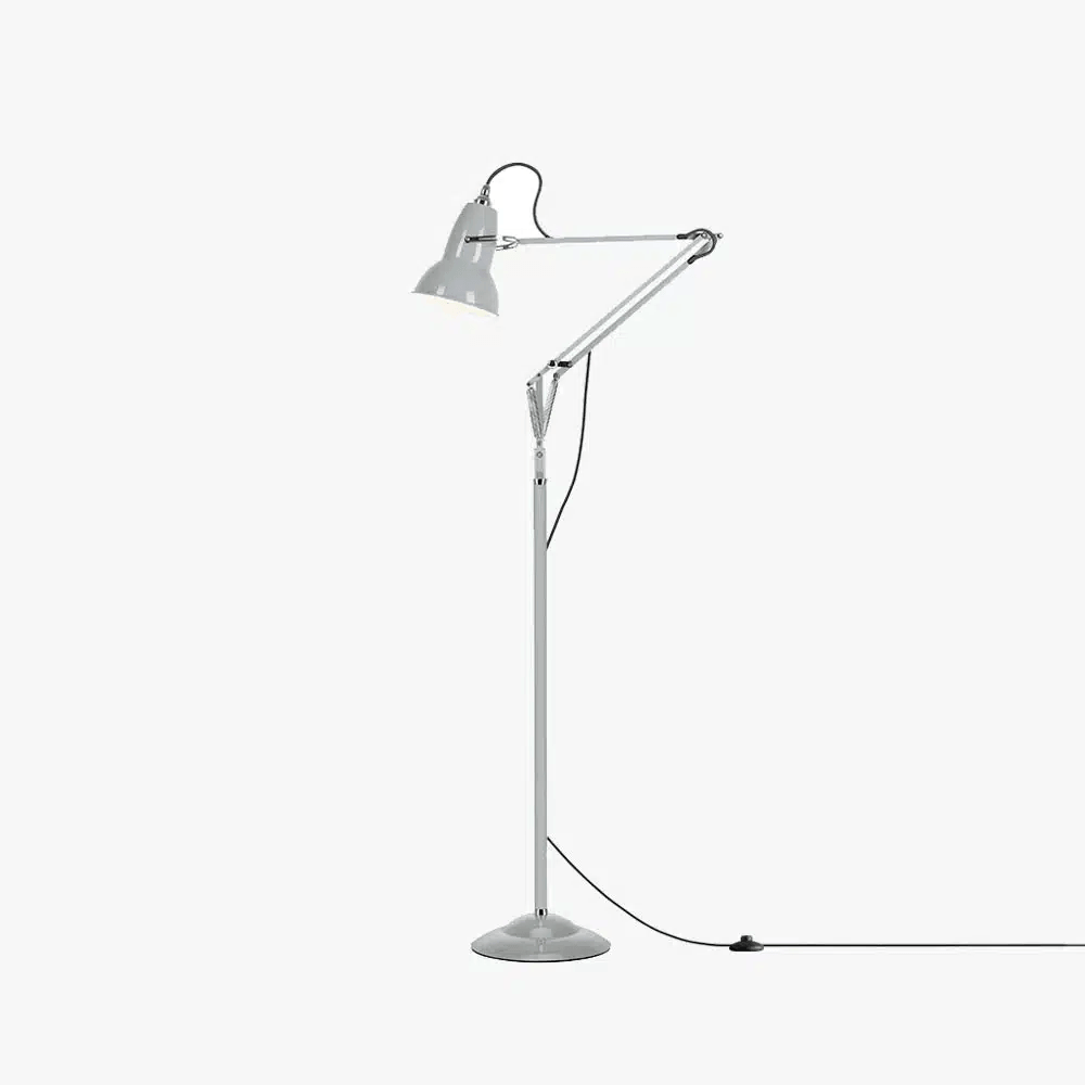 Anglepoise Light - Original 1227 Floor Lamp Dove Grey - Dove Grey Finish - Aluminium Shade