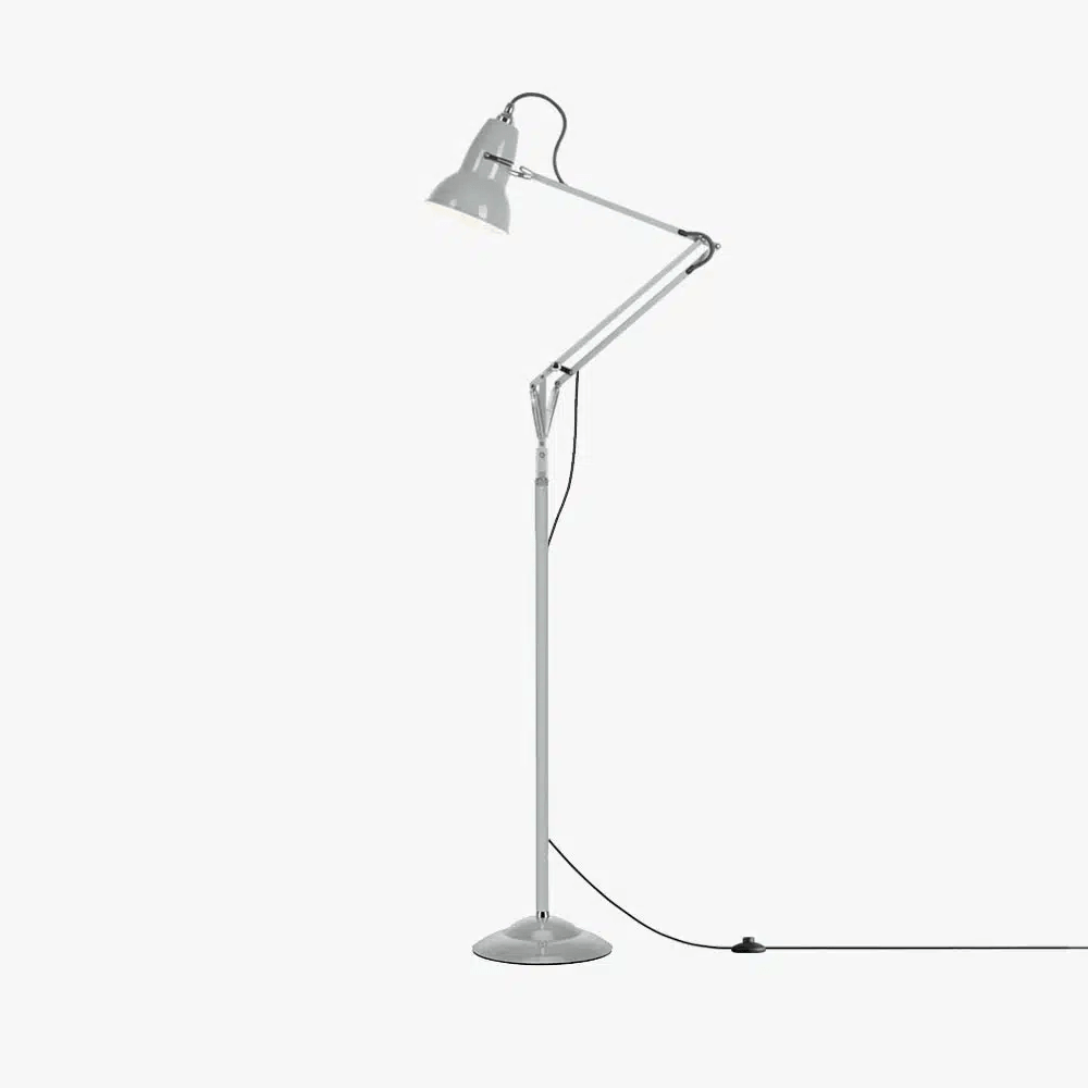 Anglepoise Light - Original 1227 Floor Lamp Dove Grey - Dove Grey Finish - Aluminium Shade