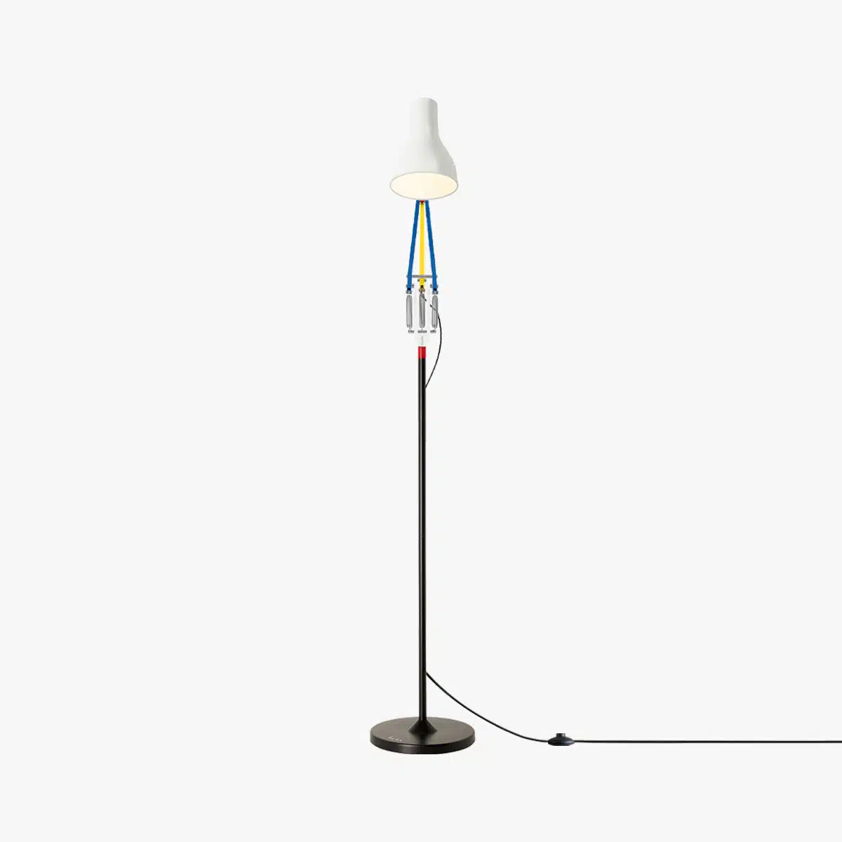 Anglepoise Light - Type 75 Floor Lamp Paul Smith Edition 3 - Paul Smith Edition Three Finish - Arms and Aluminium Shade
