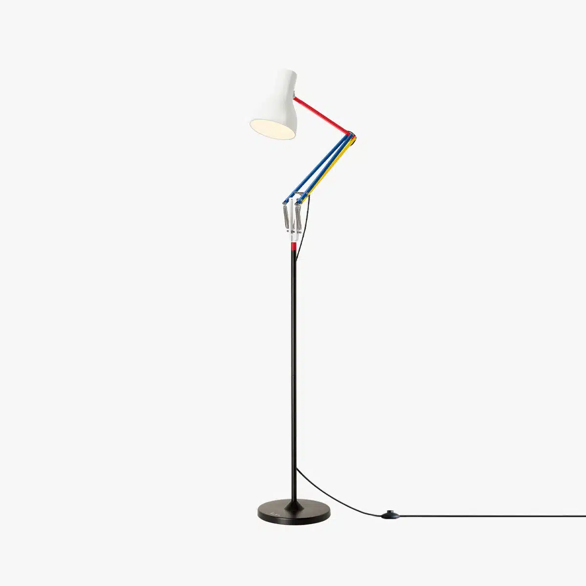Anglepoise Light - Type 75 Floor Lamp Paul Smith Edition 3 - Paul Smith Edition Three Finish - Arms and Aluminium Shade