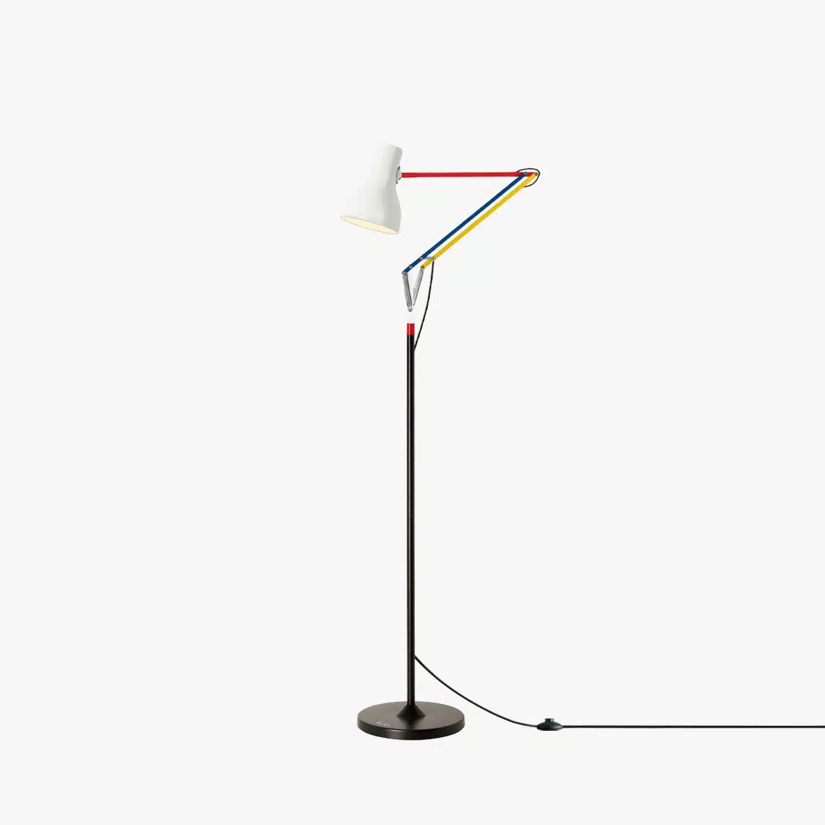 Anglepoise Light - Type 75 Floor Lamp Paul Smith Edition 3 - Paul Smith Edition Three Finish - Arms and Aluminium Shade