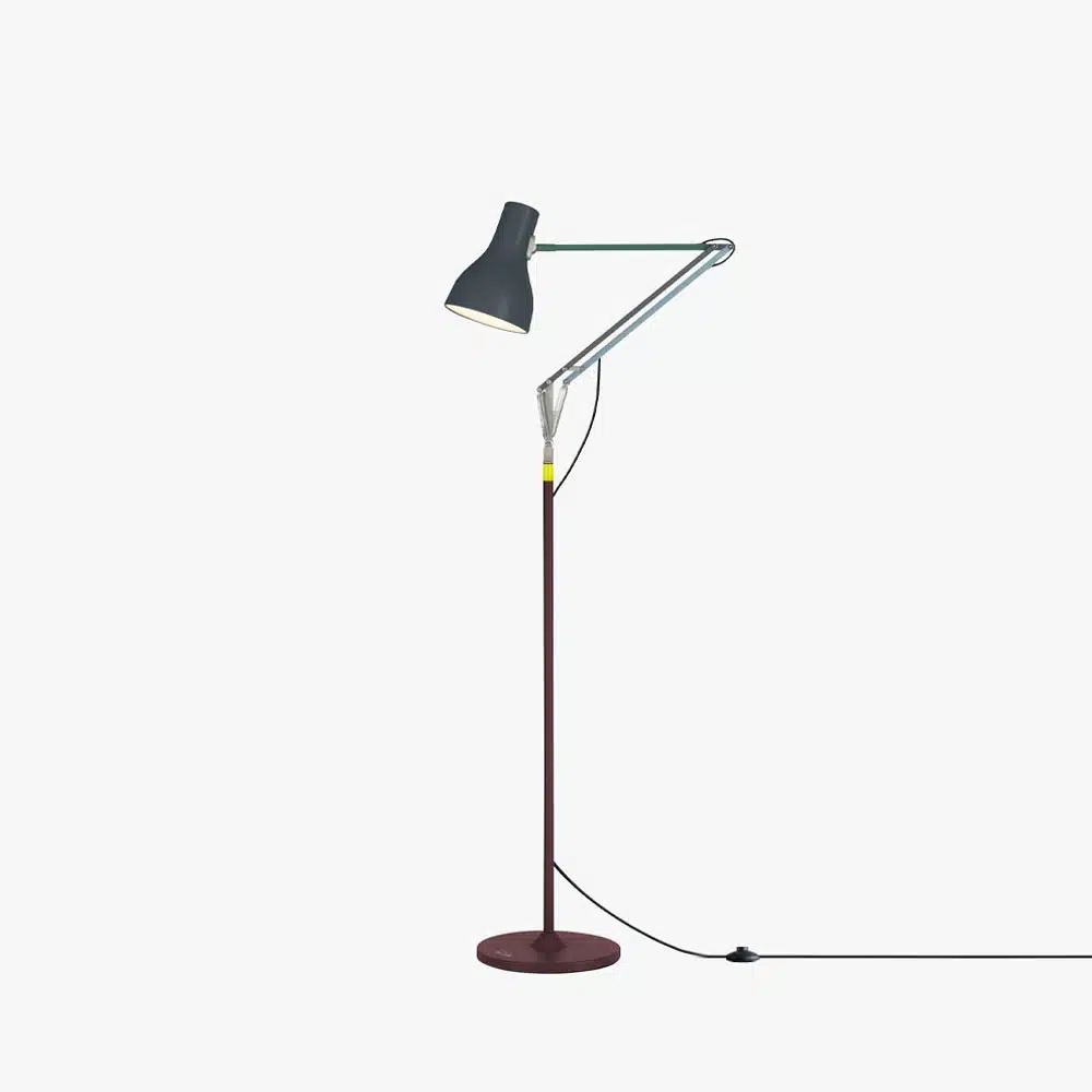 Anglepoise Light - Type 75 Floor Lamp Paul Smith Edition 4 - Paul Smith Edition Four Finish - Arms and Aluminium Shade