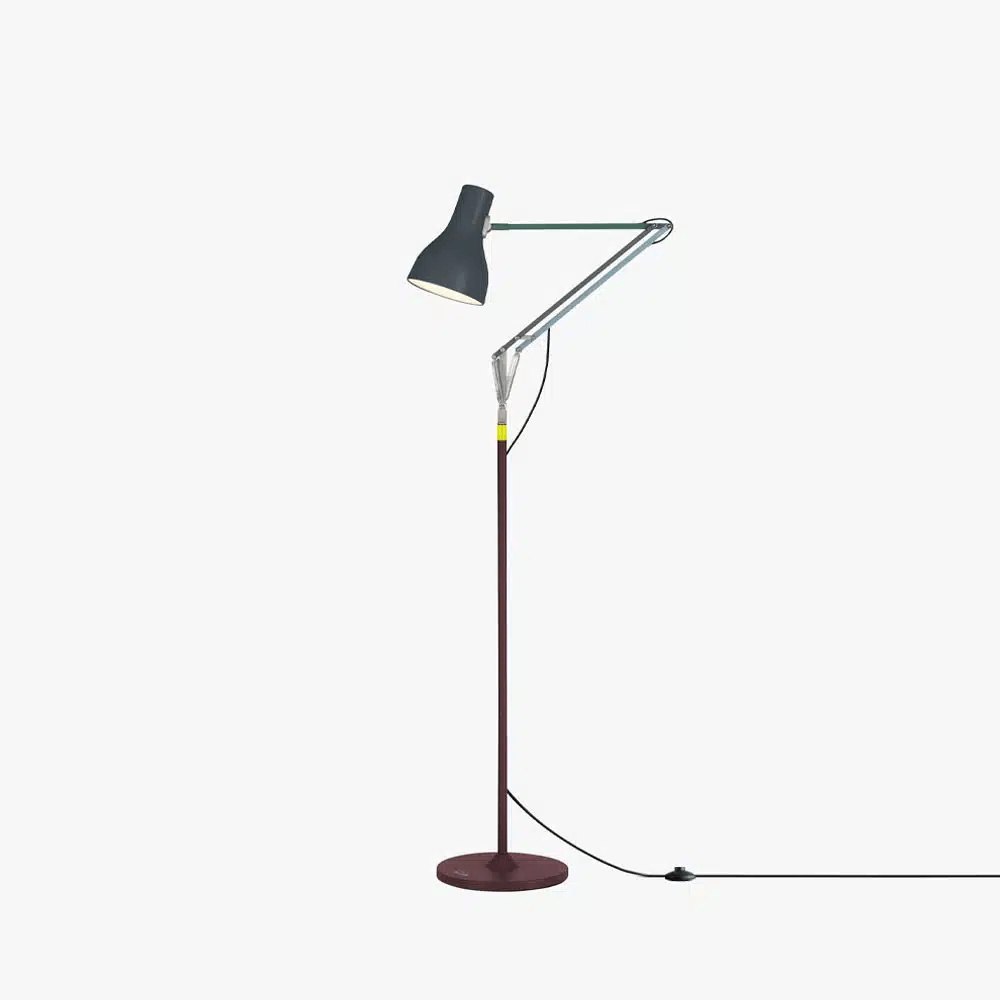 Anglepoise Light - Type 75 Floor Lamp Paul Smith Edition 4 - Paul Smith Edition Four Finish - Arms and Aluminium Shade