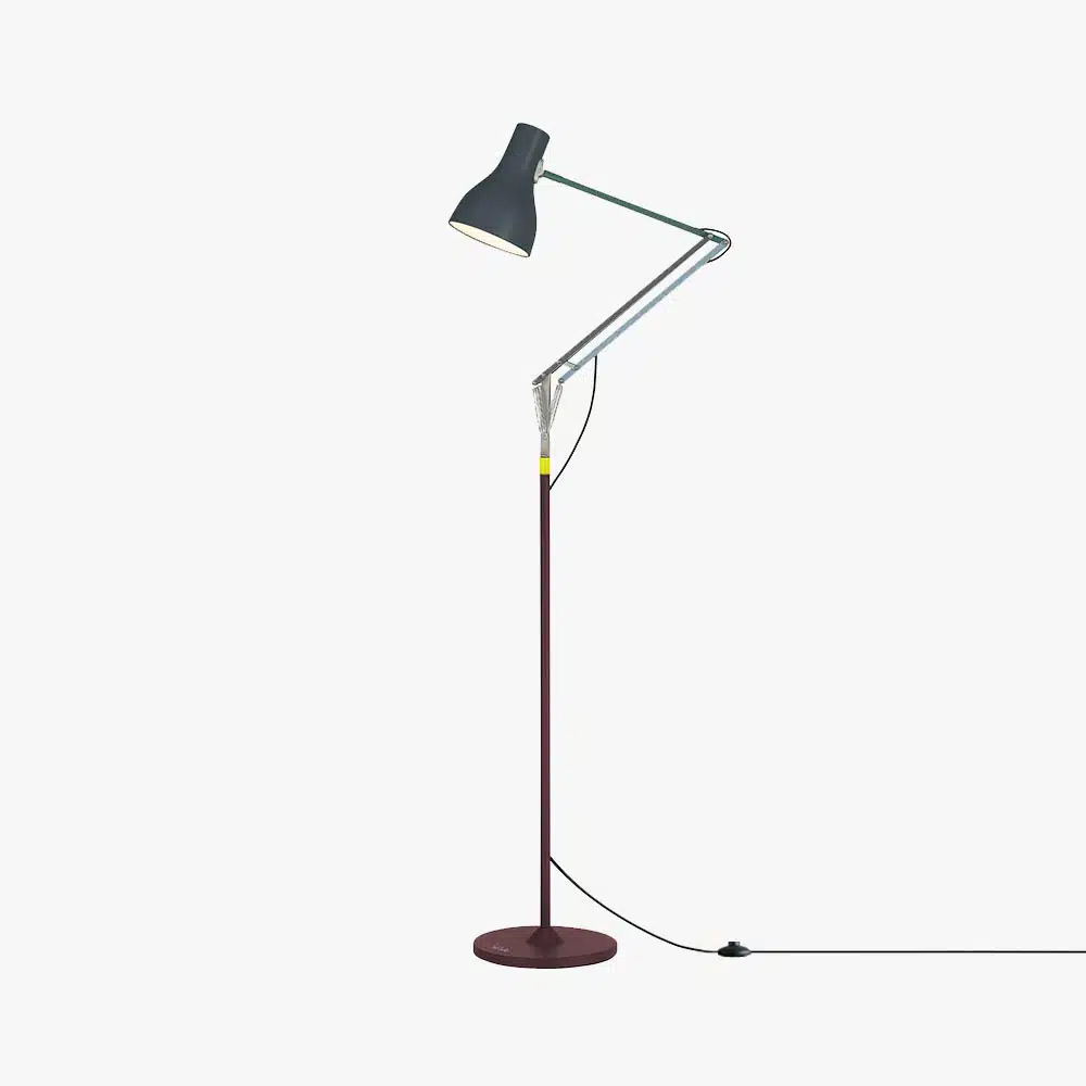 Anglepoise Light - Type 75 Floor Lamp Paul Smith Edition 4 - Paul Smith Edition Four Finish - Arms and Aluminium Shade