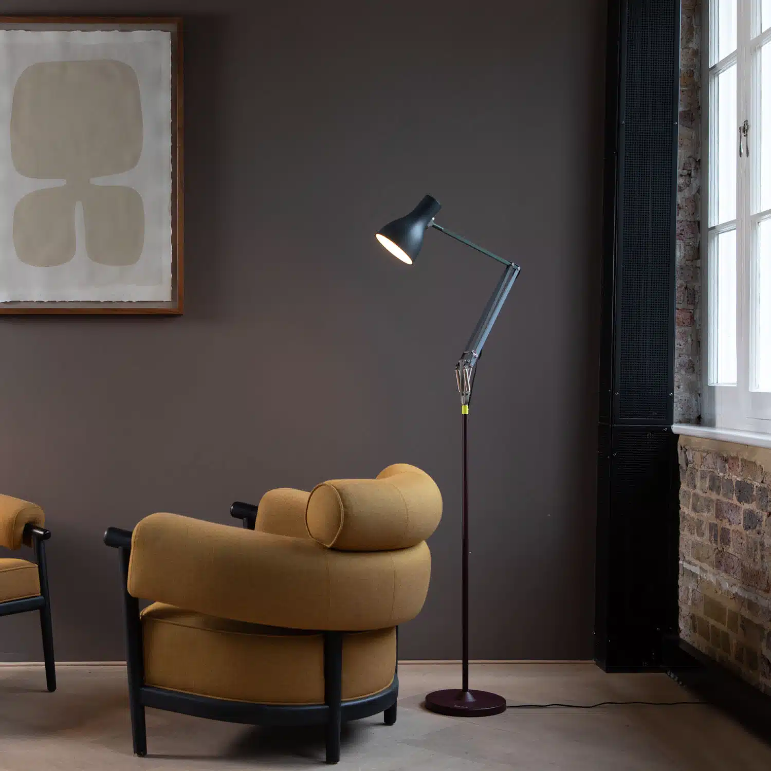 Anglepoise Light - Type 75 Floor Lamp Paul Smith Edition 4 - Paul Smith Edition Four Finish - Arms and Aluminium Shade