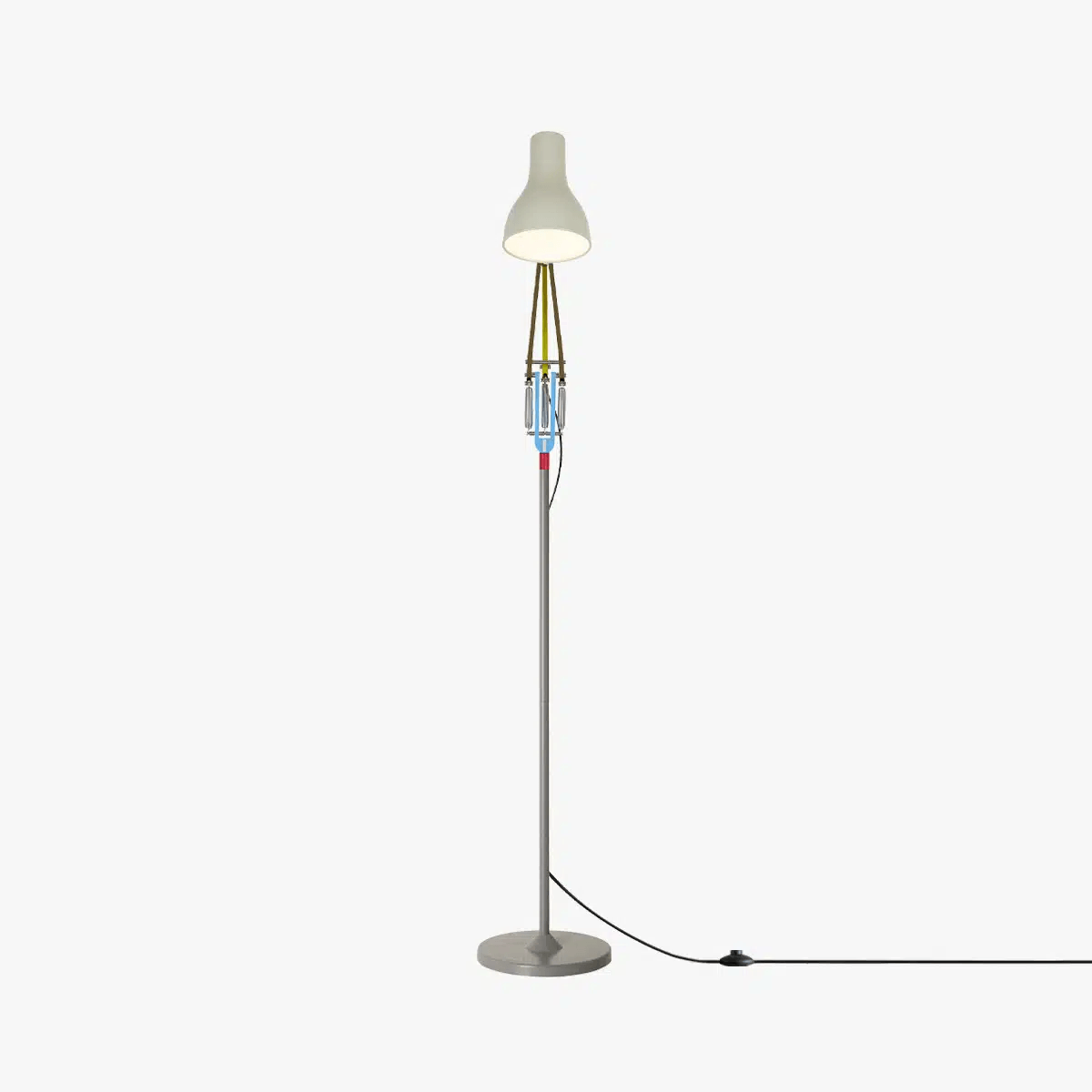 Anglepoise Light - Type 75 Floor Lamp Paul Smith Edition 1 - Paul Smith Edition One Finish - Arms and Aluminium Shade