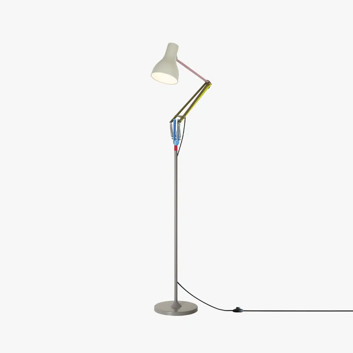 Anglepoise Light - Type 75 Floor Lamp Paul Smith Edition 1 - Paul Smith Edition One Finish - Arms and Aluminium Shade