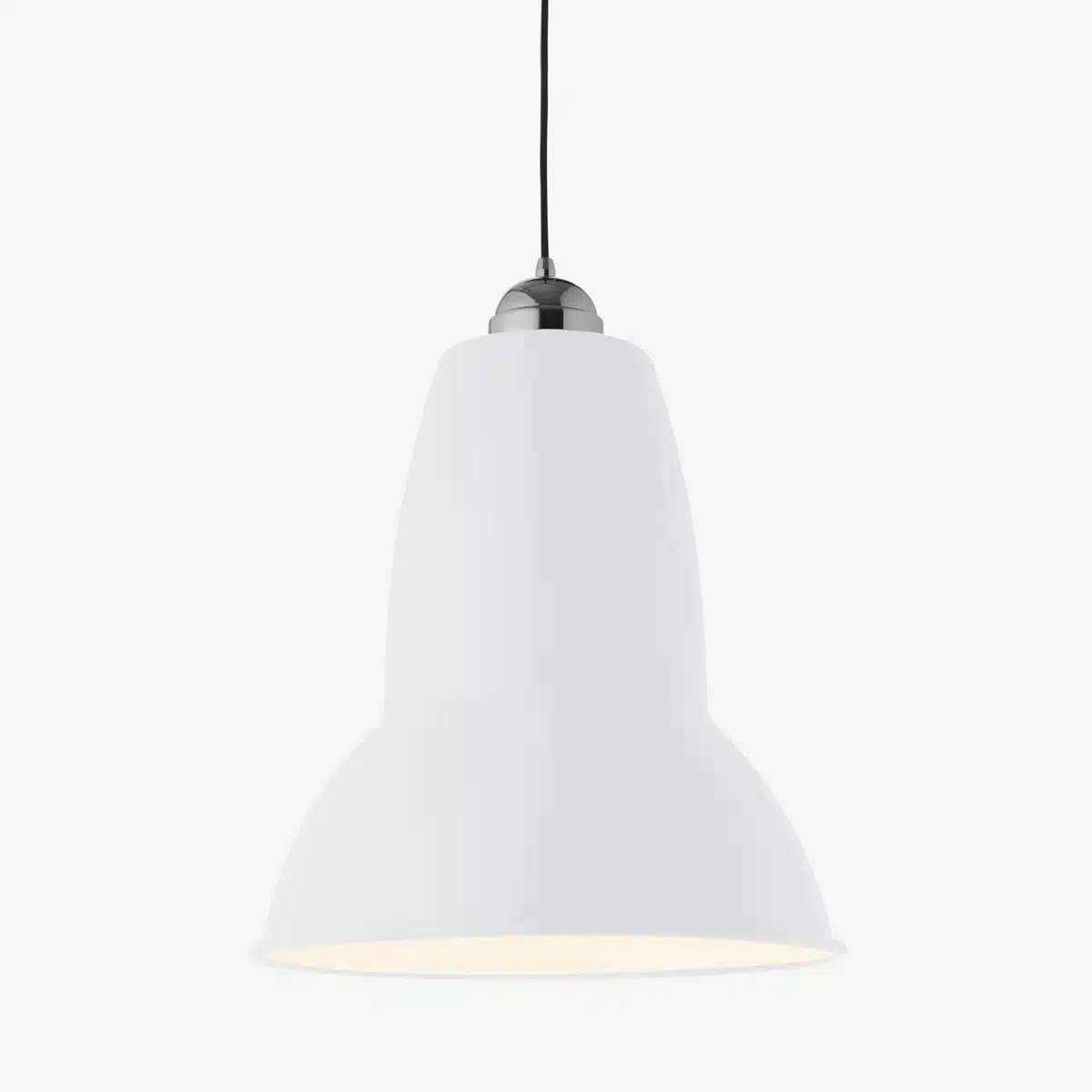 Anglepoise Light - Original 1227 Giant Pendant Alpine White - Alpine White Finish - Aluminium Shade