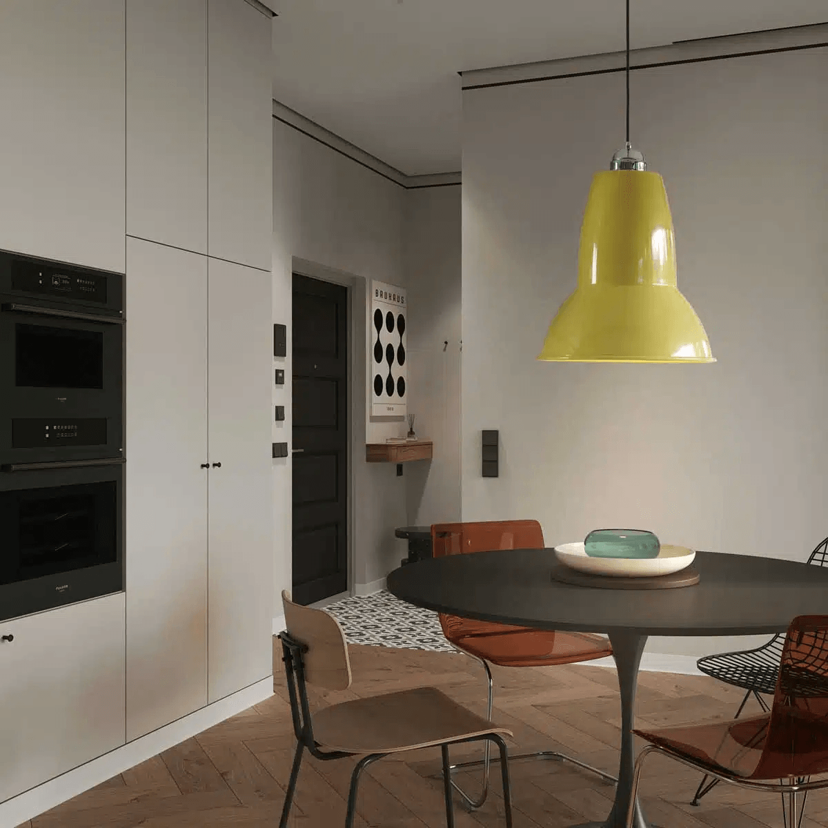 Anglepoise Light - Original 1227 Giant Pendant Citrus Yellow - Citrus Yellow Finish - Aluminium Shade
