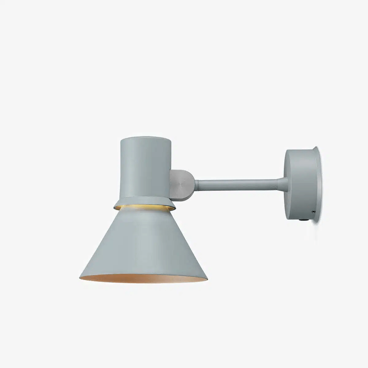 Anglepoise Light - Type 80 W1 Wall Light Grey Mist - Grey Mist Finish - Aluminium Shade and Steel Stem