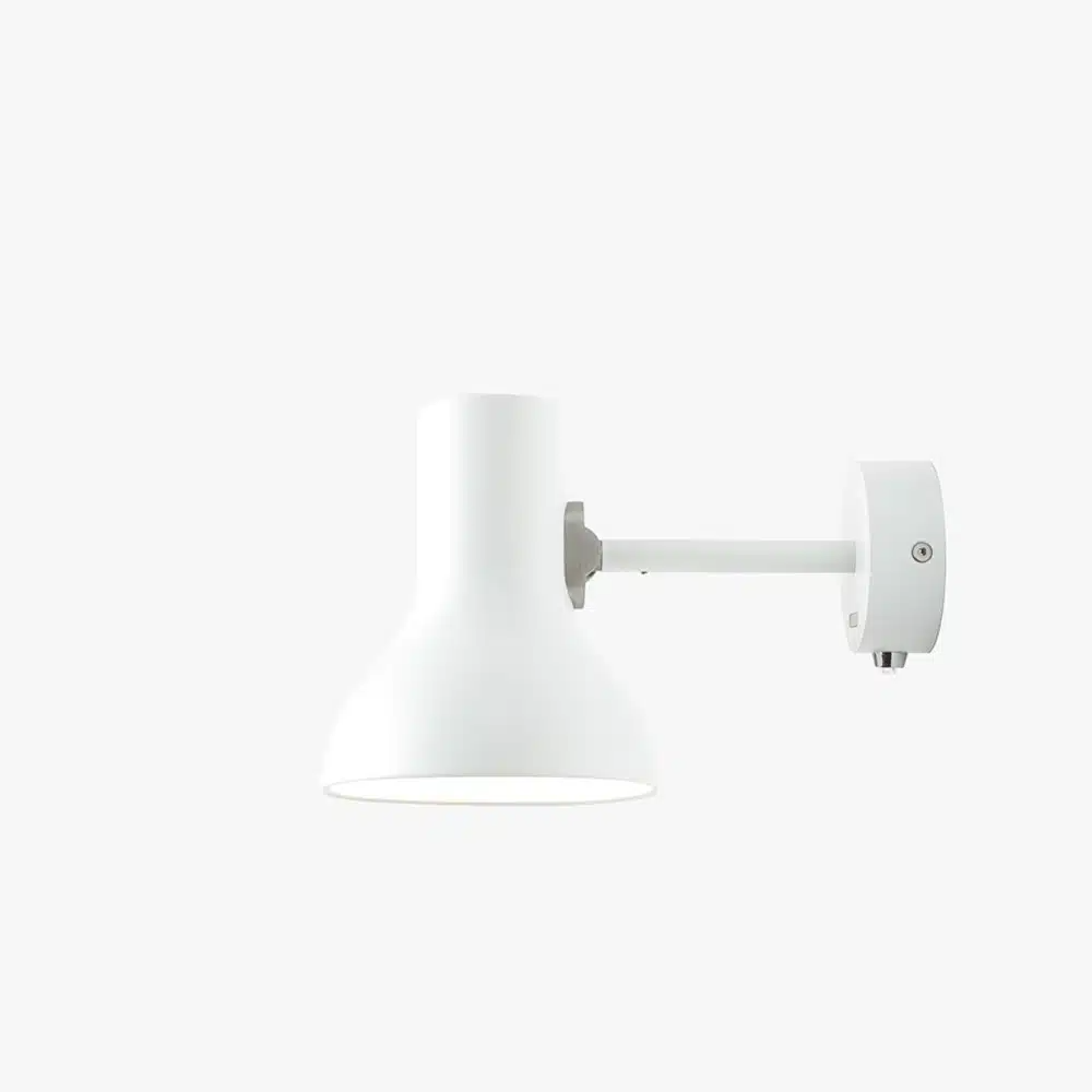 Anglepoise Light - Type 75 Mini Wall Light Alpine White - Alpine White Finish - Aluminium Shade