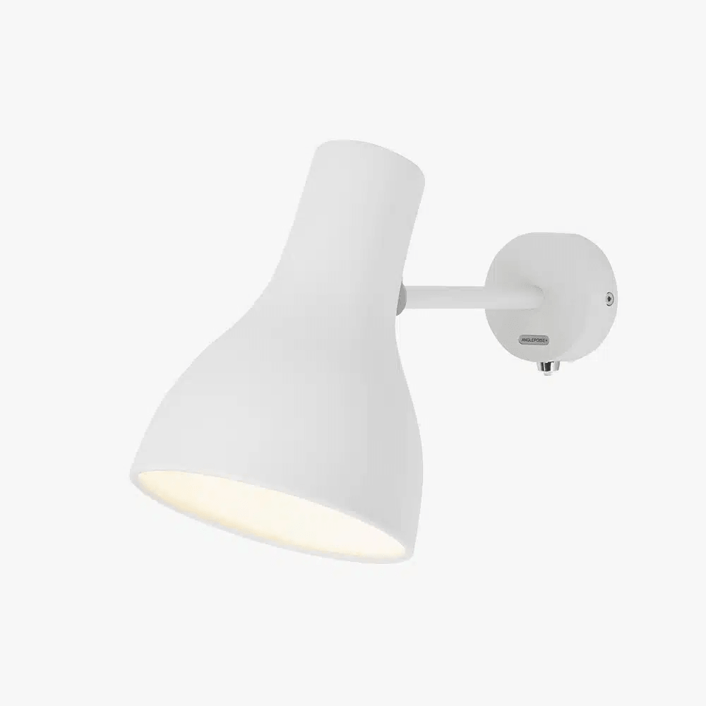 Anglepoise Light - Type 75 Wall Light Alpine White - Alpine White Finish - Aluminium Shade