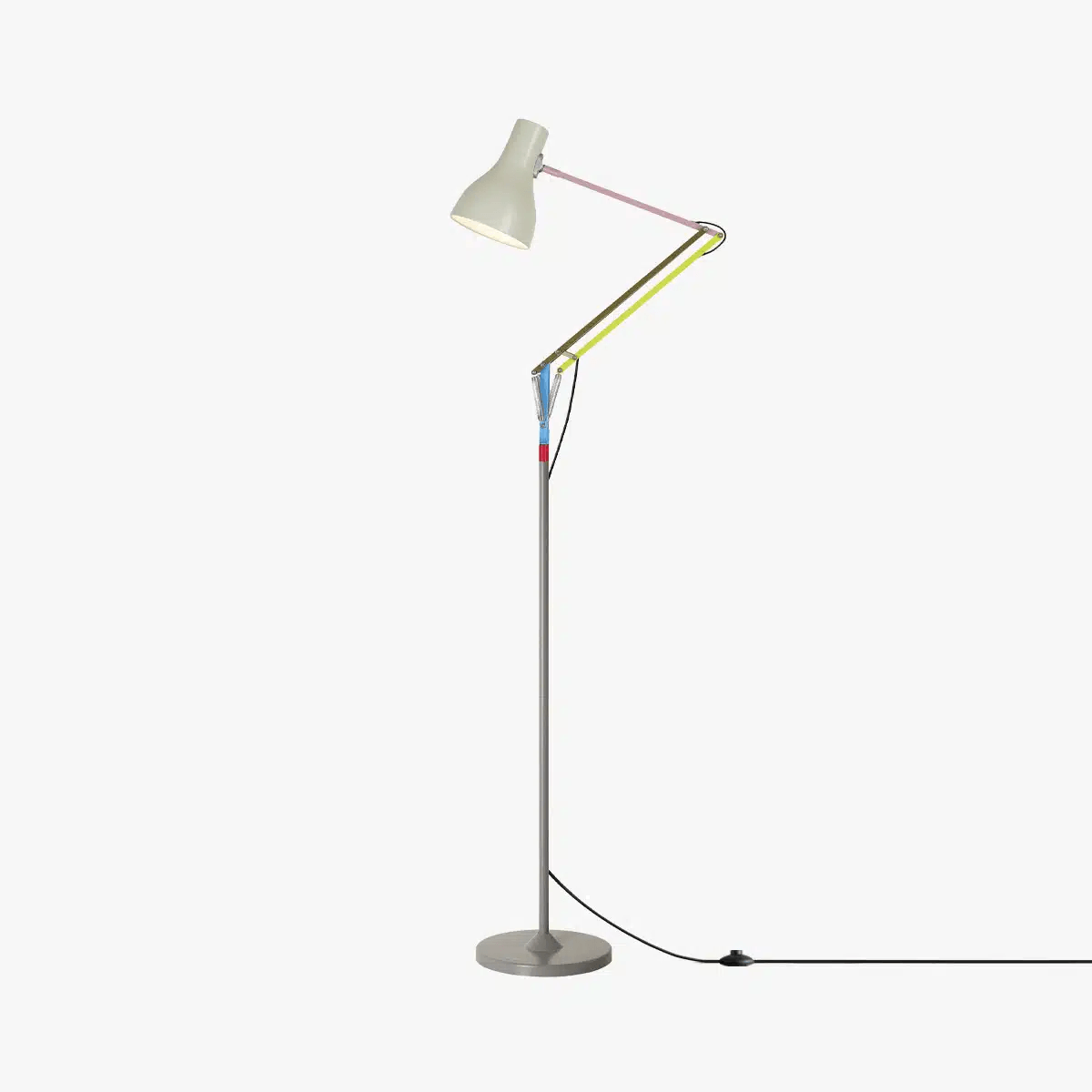 Anglepoise Light - Type 75 Floor Lamp Paul Smith Edition 1 - Paul Smith Edition One Finish - Arms and Aluminium Shade
