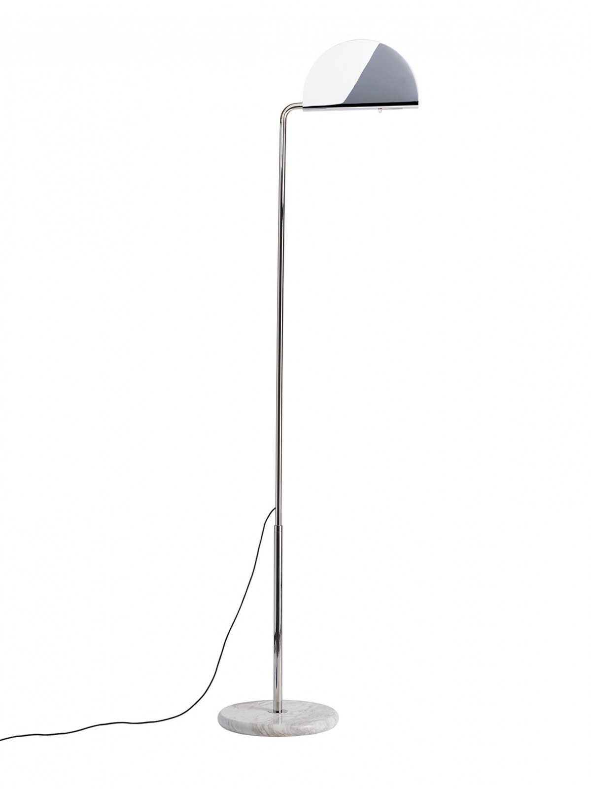 Dcw-Editions - Mezzaluna Floor Lamp - Chrome