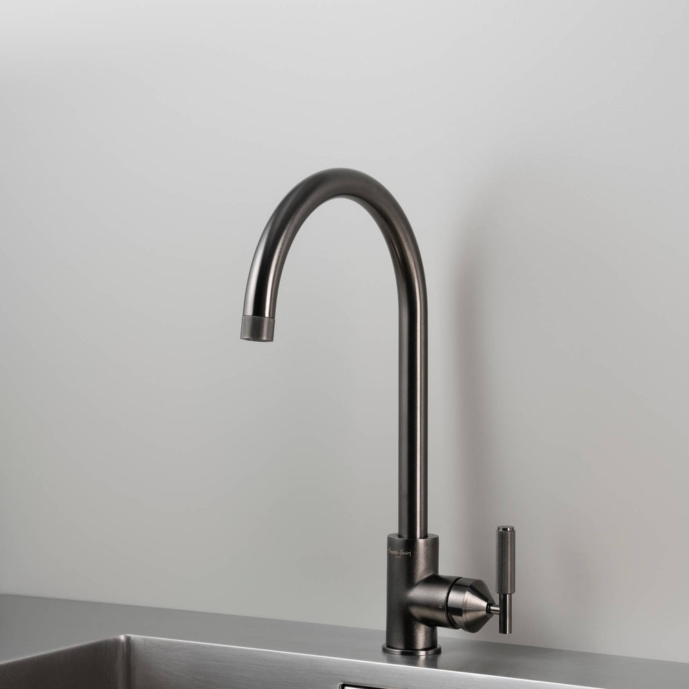 Buster & Punch - UK Kitchen Tap Cross - Mixer - Gun Metal