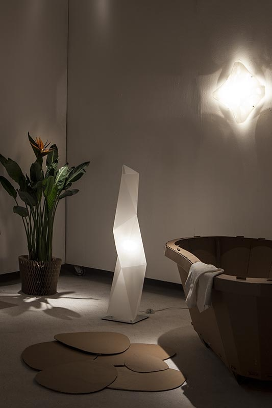 Slamp - Diamond Floor Lamp - Large - White
