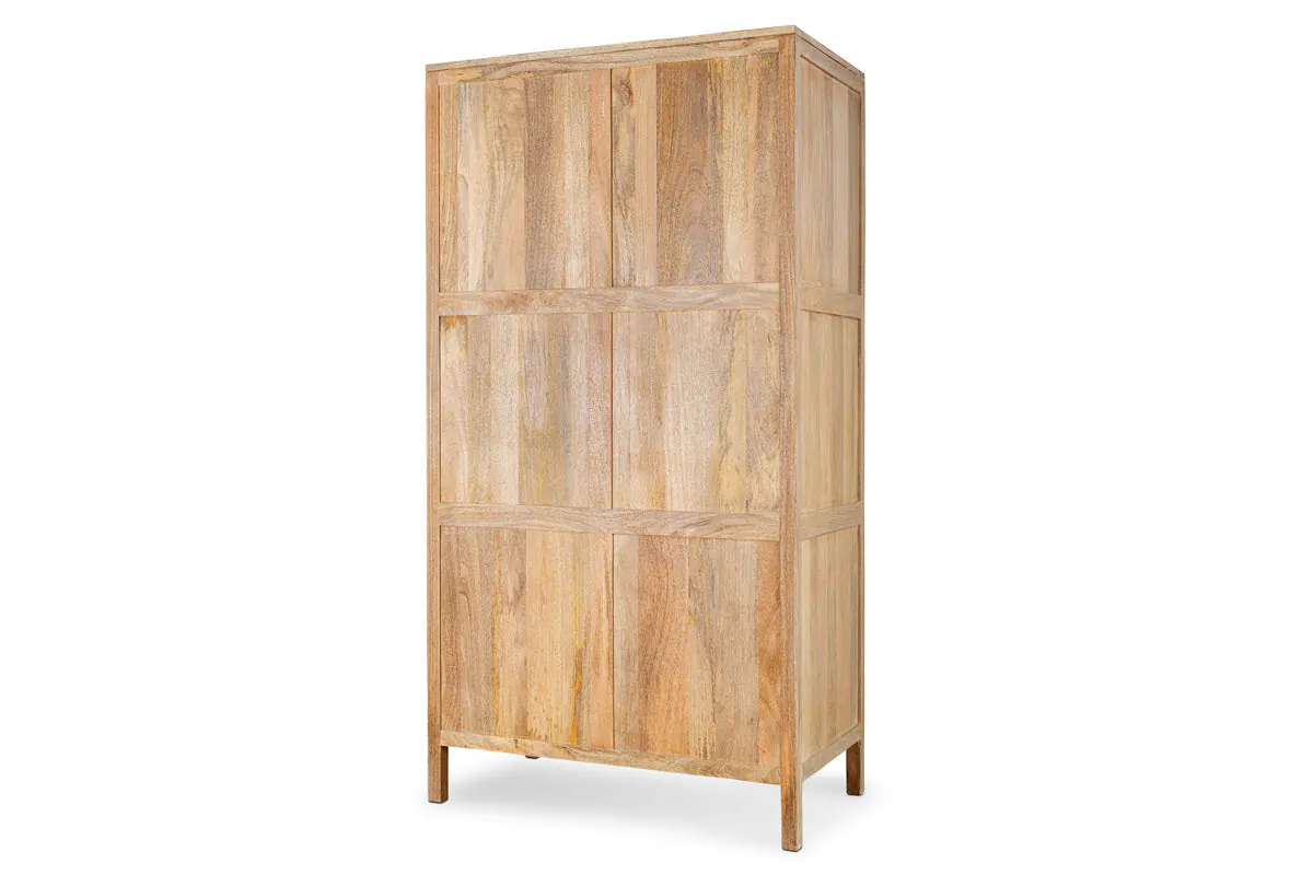 Nkuku - Kanz Mango Wood Wardobe - Natural
