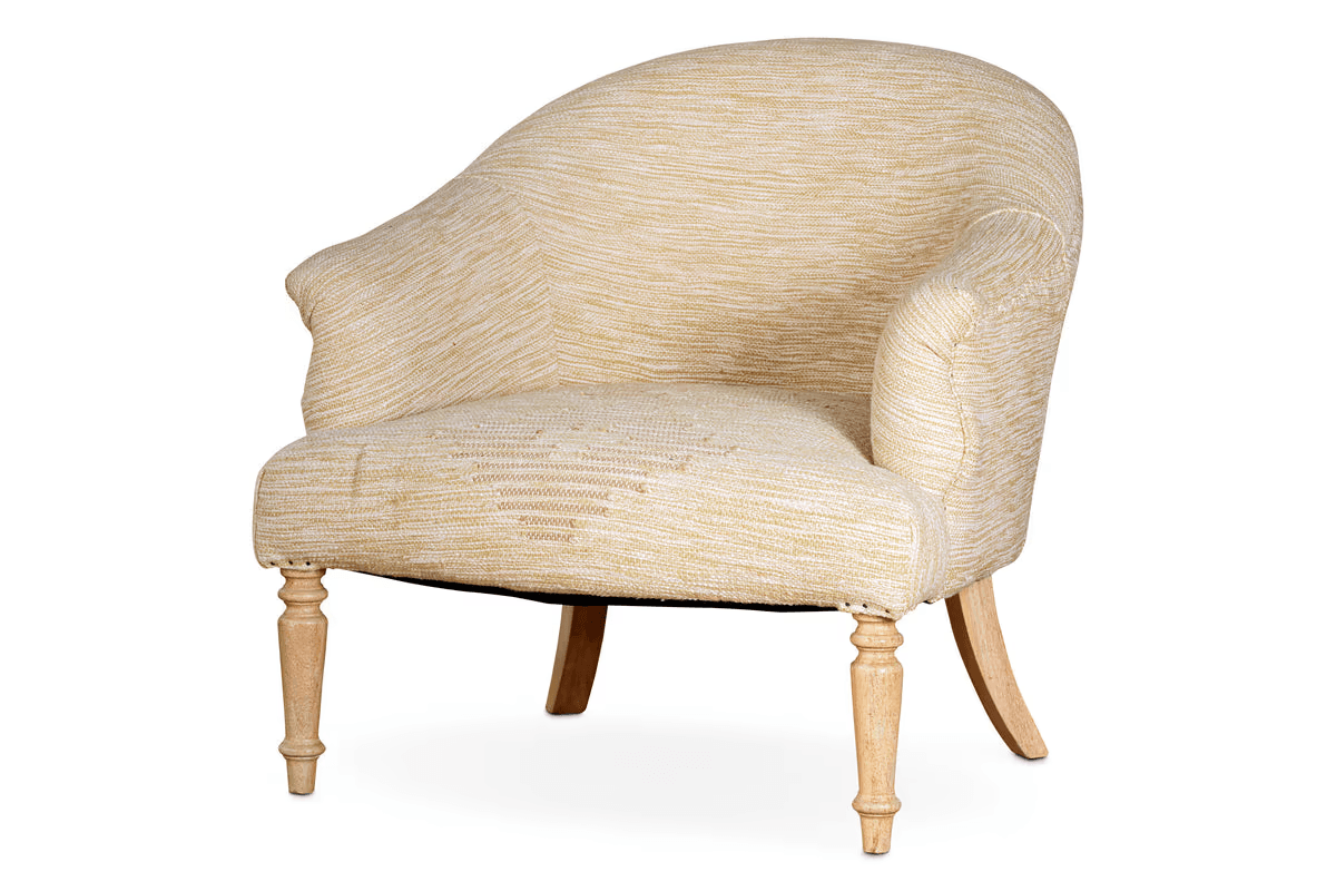 Nkuku - Aranya Cotton & Jute Occasional Chair - Natural