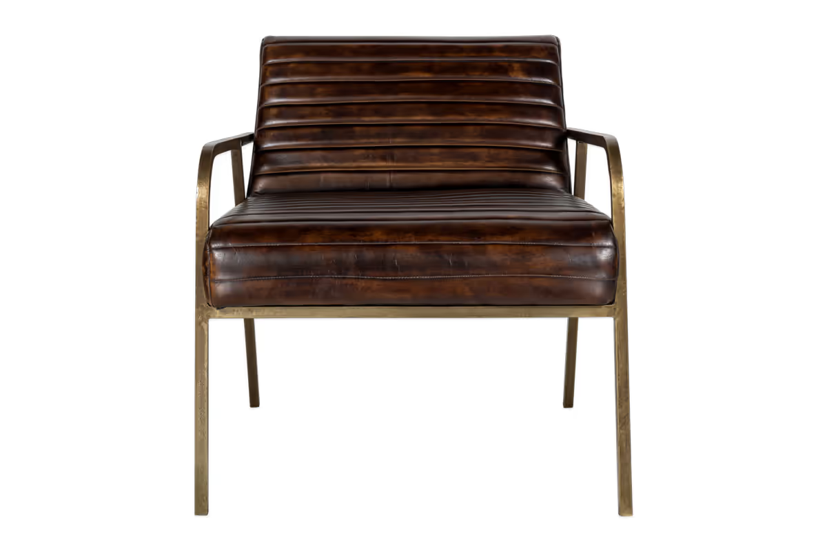 Nkuku - Mirai Ribbed Leather Armchair