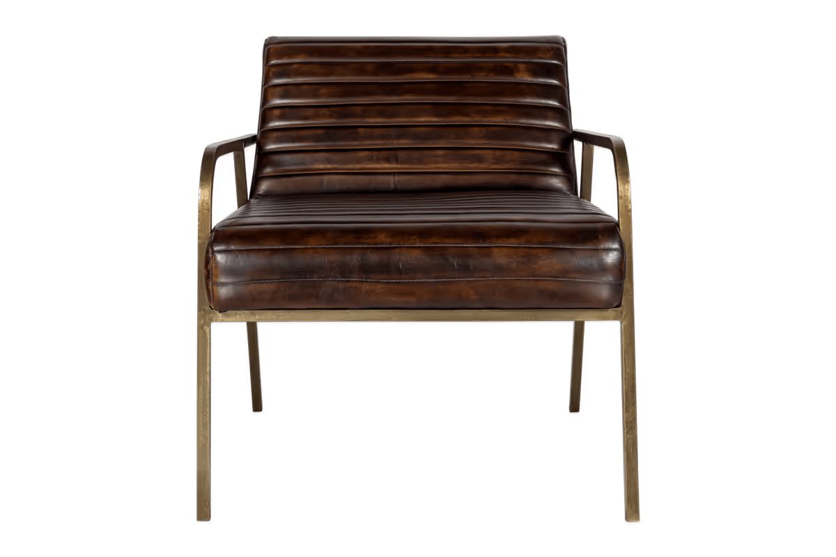 Nkuku - Mirai Ribbed Leather Armchair